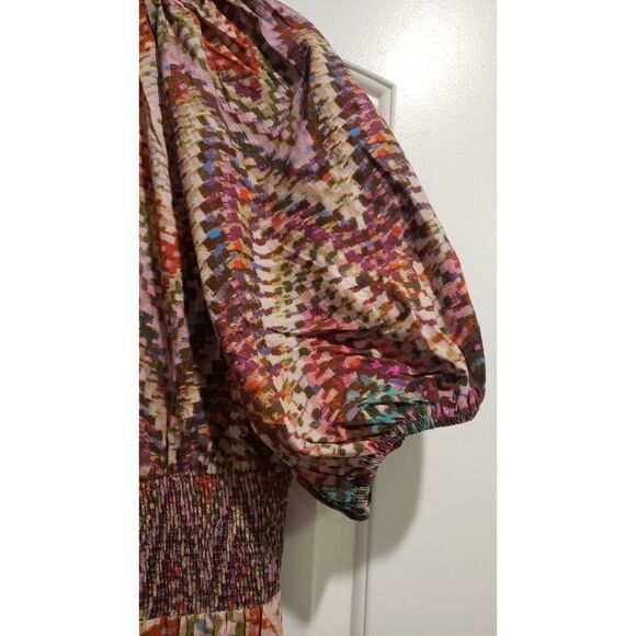 Conditions Apply Anthropologie Plus‎ Size Puff Sleeve Pink Dress Size 20W NWOT - Picture 9 of 16